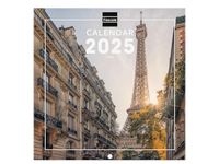 Finocam - Calendrier mural international 2025, 1 mois par page, janvier 2025 – décembre 2025 (12 mois) Paris International