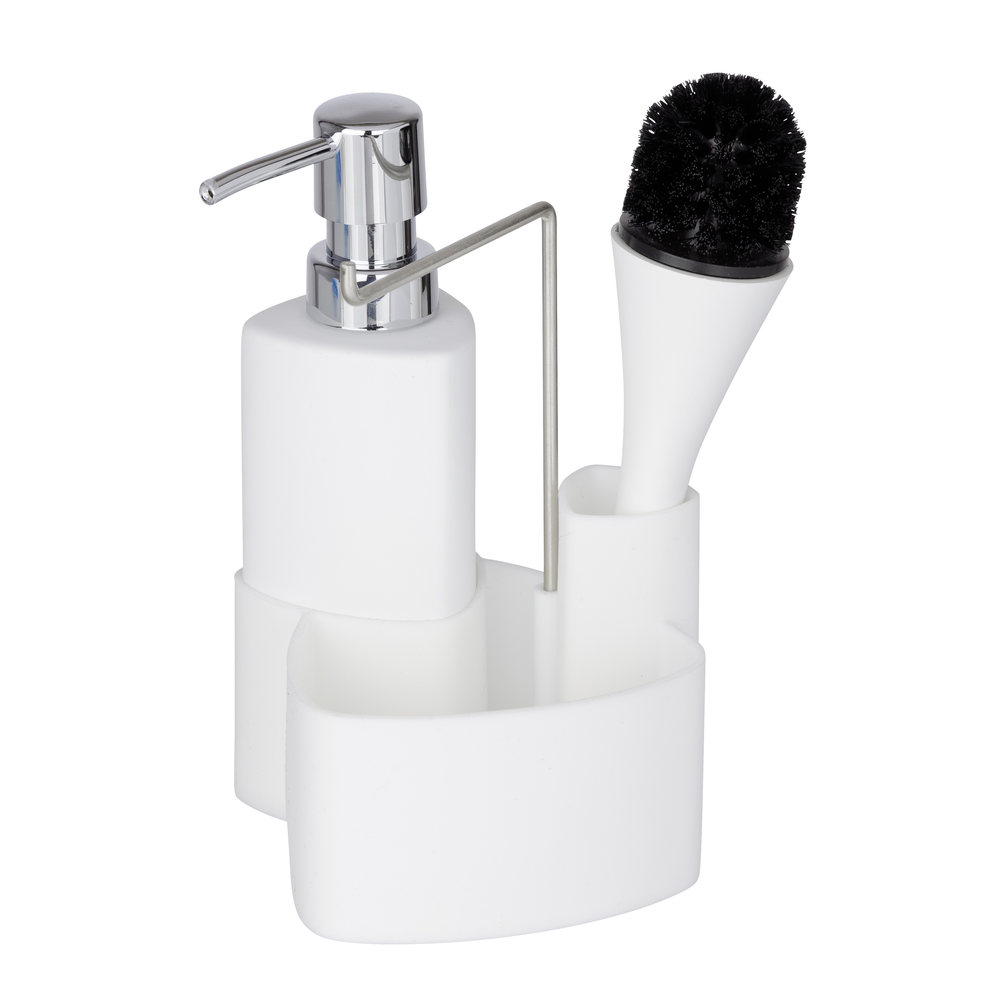 WENKO Wash up set Empire white with washing-up brush