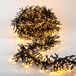 Spetebo Guirlande lumineuse Ultra Cluster, extra dense, avec minuterie et 8 fonctions - 1608 LED | 4 mètres - Guirlande lumineuse bouquet blanc chaud, adaptée à un usage intérieur et extérieur, avec prise
