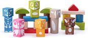 Woody 26 blocs en bois avec impression