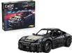 Jamara CaDA Bricks RUF GT Sportauto Bouwstenen Set - Zwart - 1665-delig