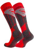 Stark Soul Sportsokken stone grey / donkergrijs / rood / zwart