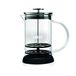 Bialetti Cappuccinatore, Perfect Cream, magnetronbestendig, vaatwasmachinebestendig, 330 ml, glas, zwart/transparant