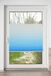 K-home Klemmfix-plissé Iceblue 95cm x 210cm