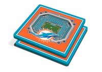 YouTheFan NFL 3D Team StadiumViews 4x4 onderzetters - Set van 2