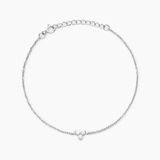 Bracelet Thylane Argent Blanc Oxyde De Zirconium