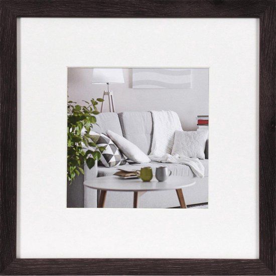 Henzo Fotolijst Modern Donkerbruin 30x30 cm