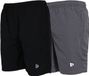 Donnay Short en microfibre (Ian) Pantalon de sport Hommes Noir/Gris foncé Taille XL