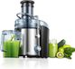 Merkloos Extracteur de jus électrique Acier inoxydable 800W