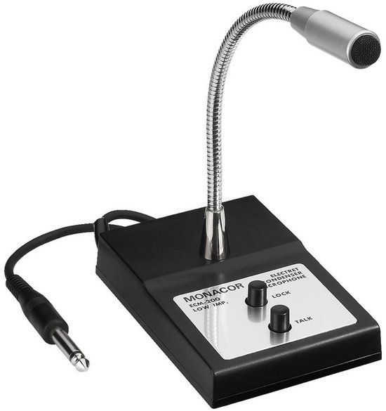Monacor ECM-200 PA-tafelmicrofoon
