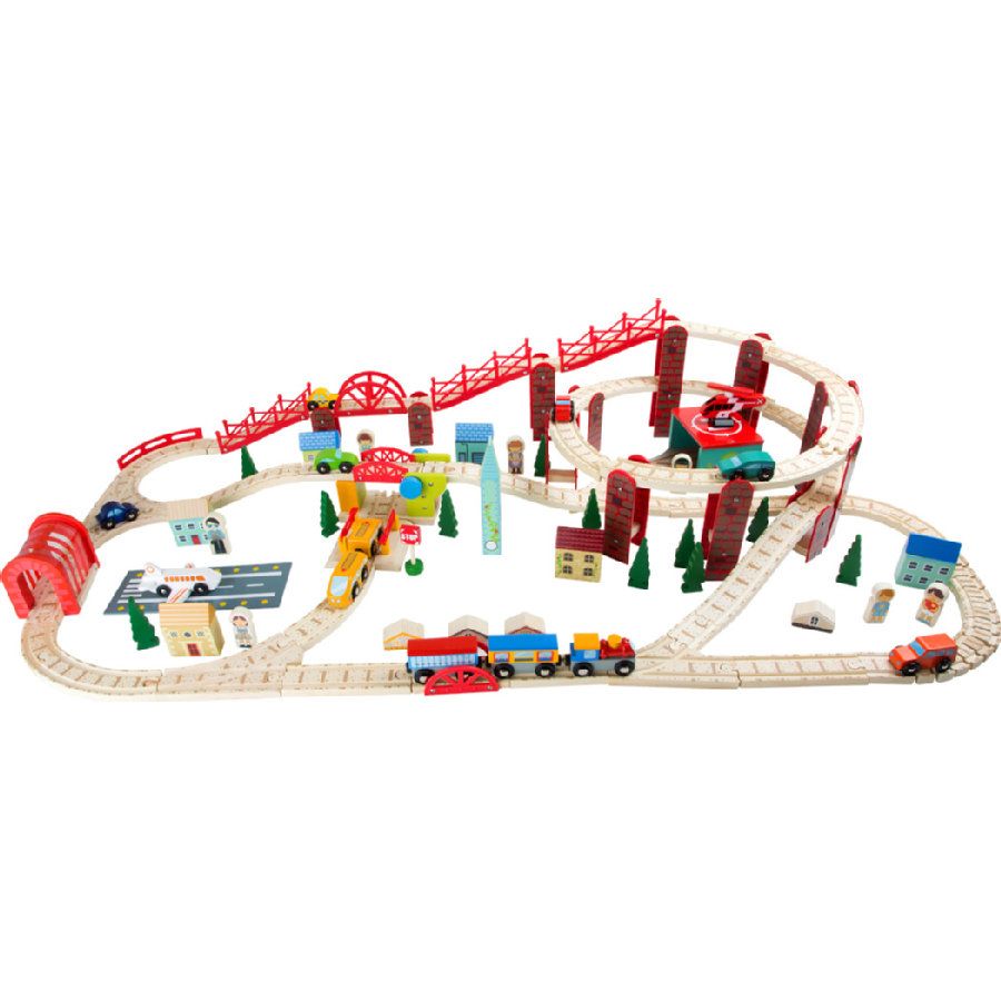 Small Foot ® Treinbaan-set Mijn stad