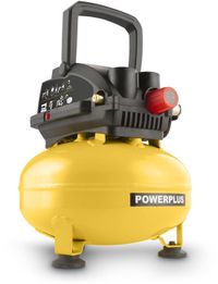 Powerplus Compressor POWX17245 - Olievrij - Pancake Model - 750W - 11L