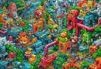 Grafika Puzzle Robotopia 1000 stukjes