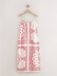 Next - Dames - Slipdress - Cream/Pink Paisley