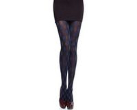 Merry Style Dames Panty - 60 DEN - Gedessineerd - Polyamide - Marine - M