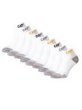 CATERPILLAR CAT Enkelsokken Heren Work Sneakers 9-paar Korte Werksokken Wit - Maat 43-46