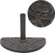 vidaXL Parasolvoet halfrond 9 kg hars bronskleurig