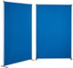 Magnetoplan Paravent Textile, bleu, 125x180 cm