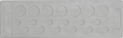 Icotek KEL-DP 24/14 Kabeldoorvoeringsplaat Klem-Ø (max.): 12.1 mm Elastomeer Grijs 1 stuk(s)