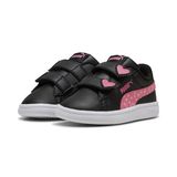 PUMA Baby Meisjes Smash 3.0 Hearty V INF Sneaker, Zwart-Magic Rose, 5 UK Kind