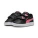 PUMA Baby Meisjes Smash 3.0 Hearty V INF Sneaker, Zwart-Magic Rose, 5 UK Kind