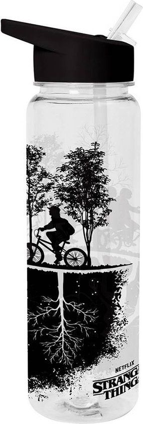 Plastic Stranger Things Drinkfles - Plastic - Meerkleurig