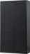 WOOOD Gunnar Opbergkast - Grenen - Matzwart/Mud - 217x120x48