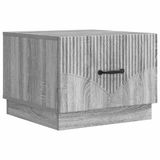 vidaXL Salontafel Grijs Sonoma 49 x 50 x 37 cm Bewerkt Hout