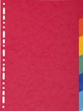 Exacompta 1406E A4 Tabbladen Rood