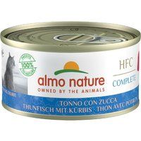 almo nature HFC Complete - Vocht voer voor volwassen katten - Tonijn met pompoen - 70 g (24 stuks)