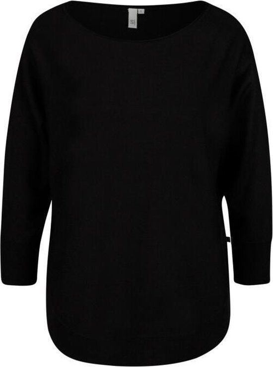 Q/S Designed by Dames Trui Zwart XXL - Driekwart Mouw - Viscose