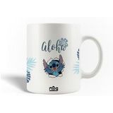 Keramische mok maniacase, Stitch Aloha