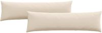 vidaXL Zitkussens - 2 stuks - Stof - Beige - 145 x 40 cm