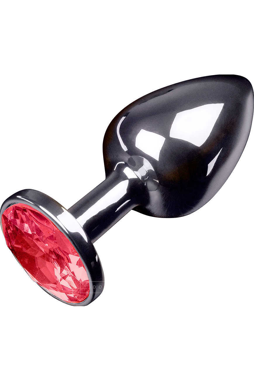 Dolce Piccante Buttplug Jewellery Silver Small Ruby