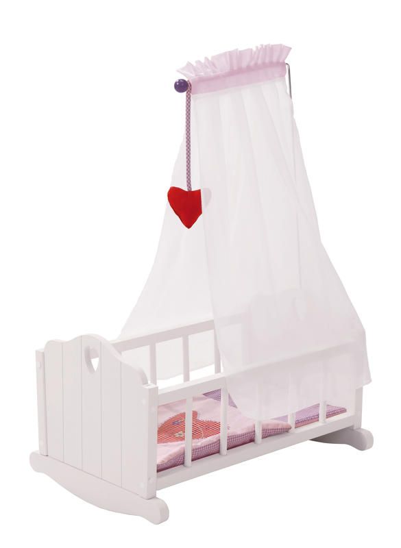 Roba 98335 Poppenwagen - Roze/Wit