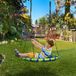 Balançoire nid d'oiseau ronde, réglable en hauteur, suspendue pour enfant et adulte, jardin, charge max 150 kg, diamètre 100 cm, bleu