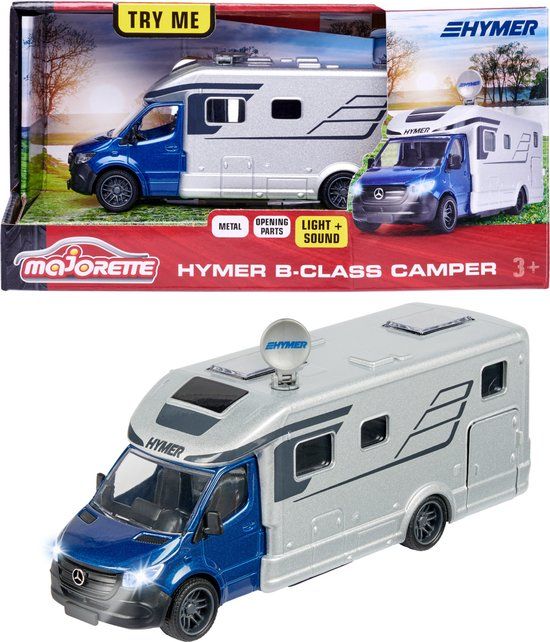 Majorette Grand Series Hymer B-Class Camper - Blue - Metal - 19 cm - 3+ years