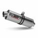 Mivv Oval Suzuki Gsf 1250 Bandit 2007-16/gsx 1250 Fa 2009-16 S.029.lx2 Gehomologeerde Slip On Uitlaatdemper Zilver Homologated