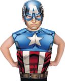 Rubie's Captain America T-shirt en Masker voor Kinderen