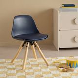 NOUS Kids kinderstoel Woody Blauw