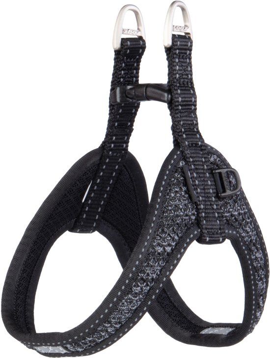 ROGZ FOR DOGS Rogz Fast Fit Tuig Zwart - Hondenharnas - 41 cm