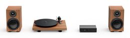 Pro-Ject Colourful Audio System 2 Platine vinyle à entraînement par courroie Noyer Manuel