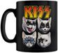 Kiss Horror Cats Feline Four Unisex Kop - Zwart