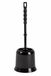 Plasticforte Wc Borstel - met houder - zwart - kunststof - toiletborstel - 37 cm