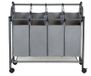 Songmics LSF005GS panier à linge 140 l Rectangulaire Nylon, Polyester, Acier Gris