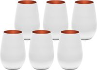 Stölzle Olympic Tumbler wit / brons 465 ml - 6 stuks
