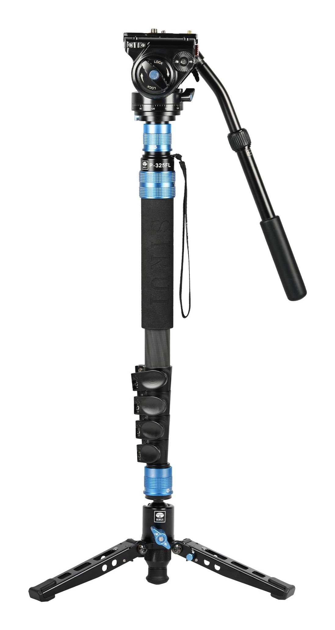 Sirui Monopod P-325FL + VA-10 Videokop