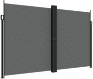 vidaXL Tuinscherm uittrekbaar 200x1200 cm antracietkleurig