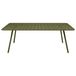 Fermob Luxembourg table rectangulaire aluminium laqué vert designer Frédéric Sofia
