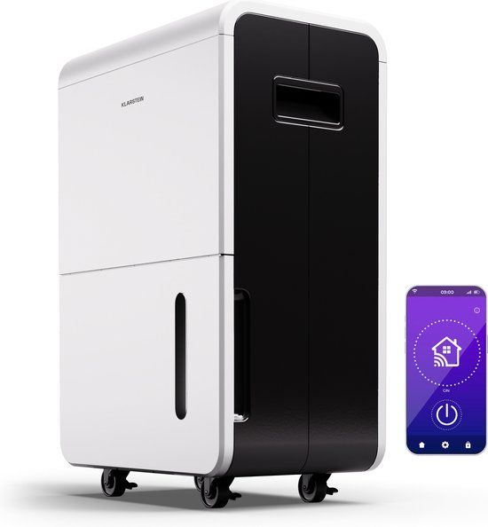 Klarstein DryFy Grand Smart 70 Luchtontvochtiger - 70 l/d - 60-90 m² - Wit